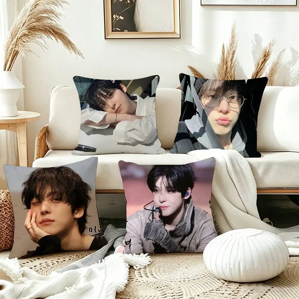 

J-Jeong Y-Yunho Kpop Pillow Cover Sofa Cushion Cover Home Room Decoration Children Gift