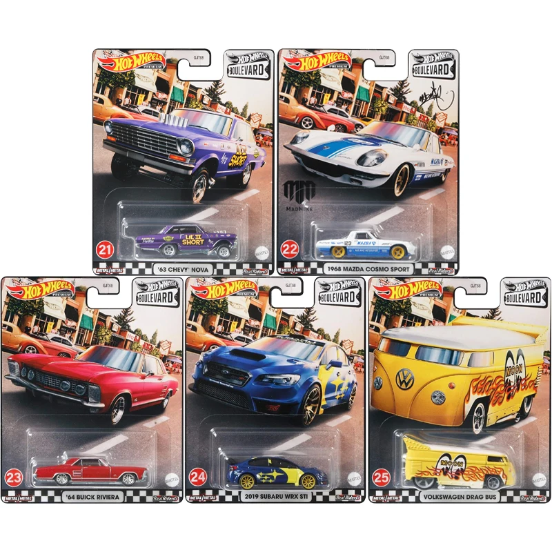 No. 1~30 Hot Wheels Premium Boulevard Series Set Collector 1:64 Scale Diecast Vehicle Cars Collection Rare Out-Of-Print Car - Image 6