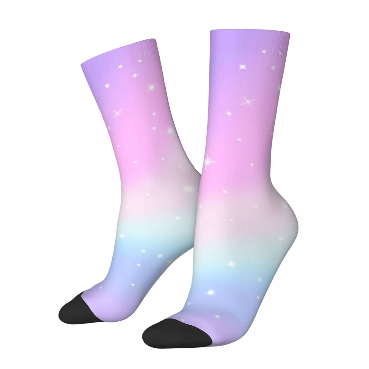 Kawaii Rainbow Magic Socks Harajuku Super Soft Stockings All Season Long Socks Accessories for Man's Woman's Birthday Present