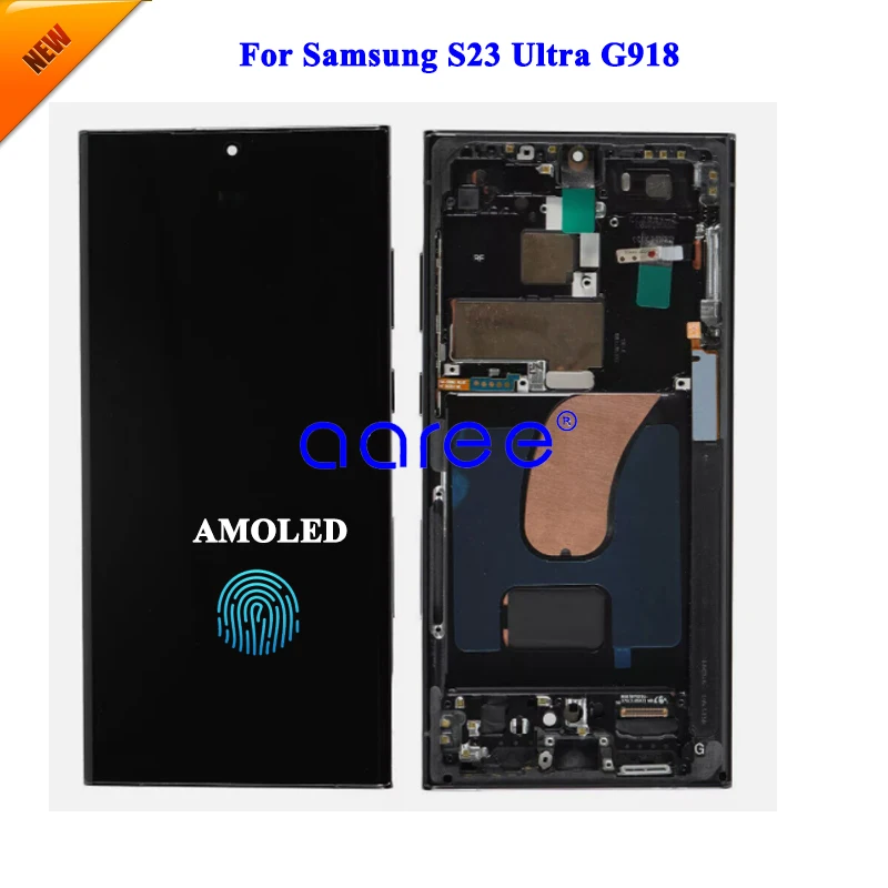 6,67-calowy ekran AMOMLED OLED LCD do Samsung S23 Ultra 5G LCD do Samsung S23 Ultra S918 Ekran LCD Dotykowy Digitizer Zespół