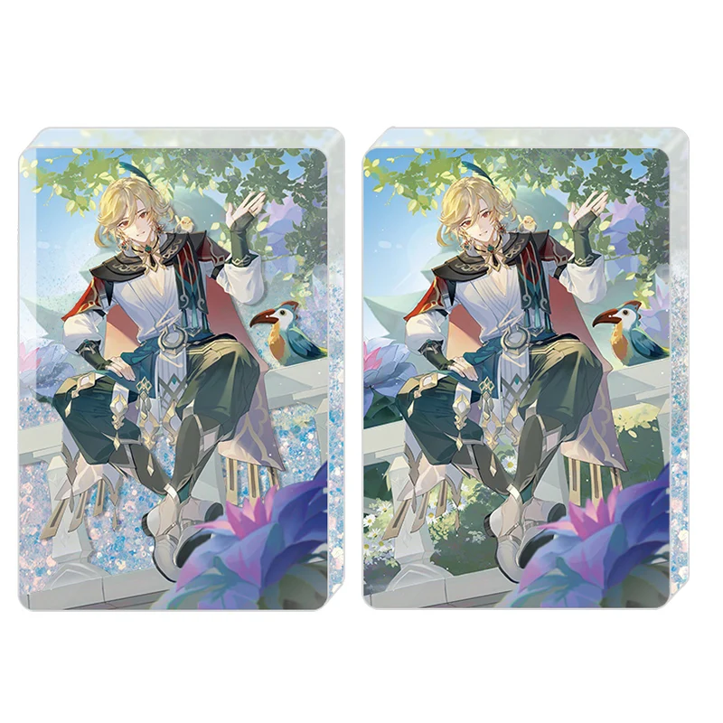 Anime Genshin Impact Alhaitham Kaveh Cosplay Quicksand Mahjong Standing sign Acrylic Collectible Xmas Gift Desktop Decoration