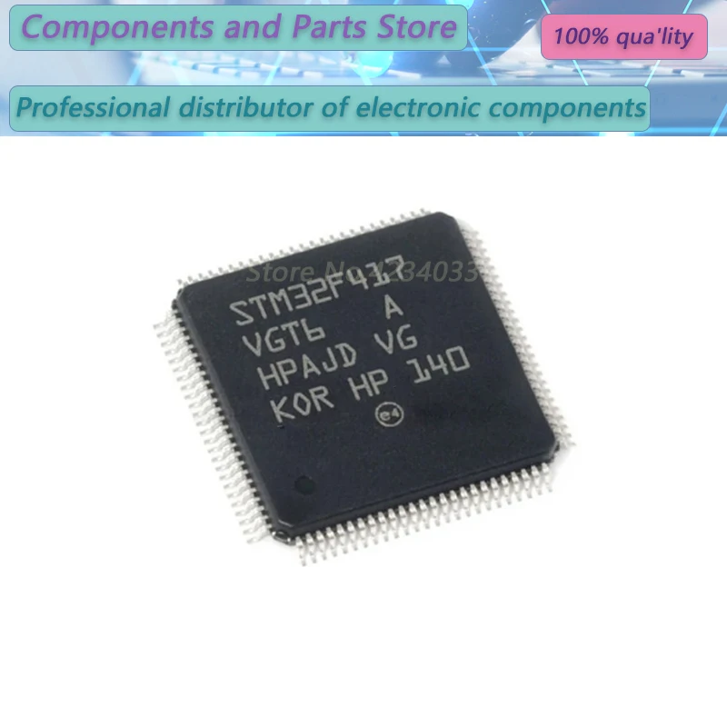 1PCS  STM32F417VGT6 STM32F417VG STM32F4 LQFP-100	 New100%  Original Stock