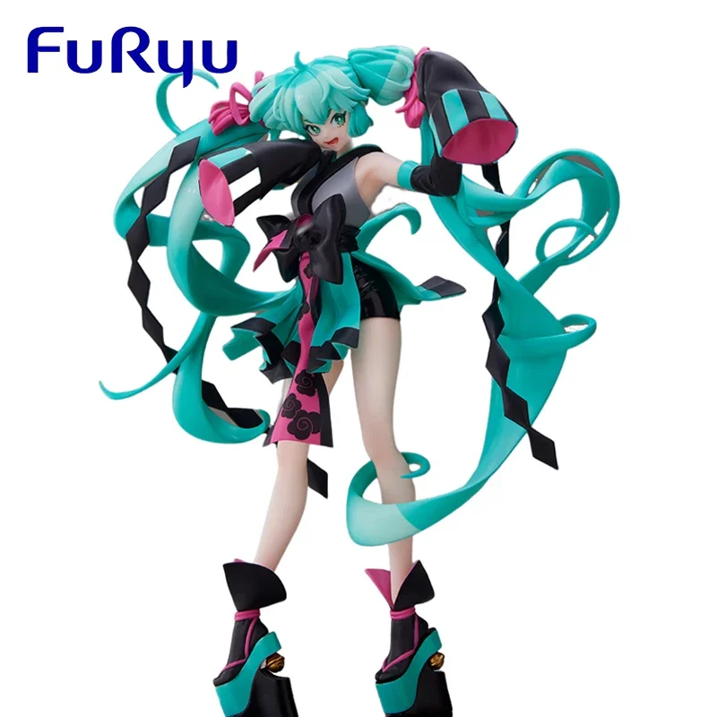 

In Stock Original Genuine FuRyu Tenitol NEO TOKYO Series Hatsune Miku Piapro Anime Action Figure PVC Collection Model Doll Gift