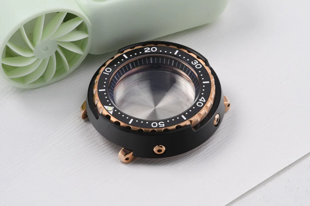 47mm Leuchtendes Uhrengehäuse 4,2 Uhr Edelstahl Saphirglas Taucheruhr für NH35/NH36 Automatikwerk – Detail 6