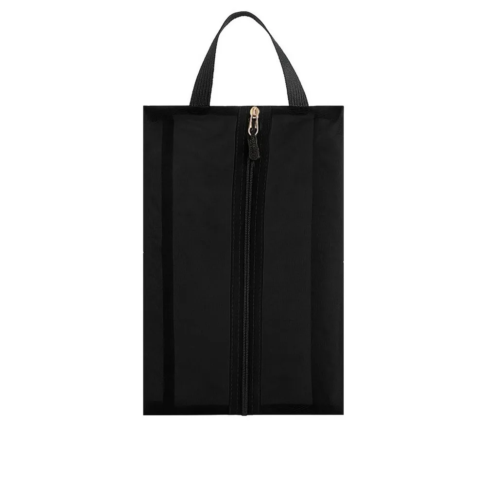 

2Pcs Sturdy Nylon Mesh Shoes Bag Lightweight Breathable Shoes Pouch Large Capacity Foldable Shoes Organizer Travel