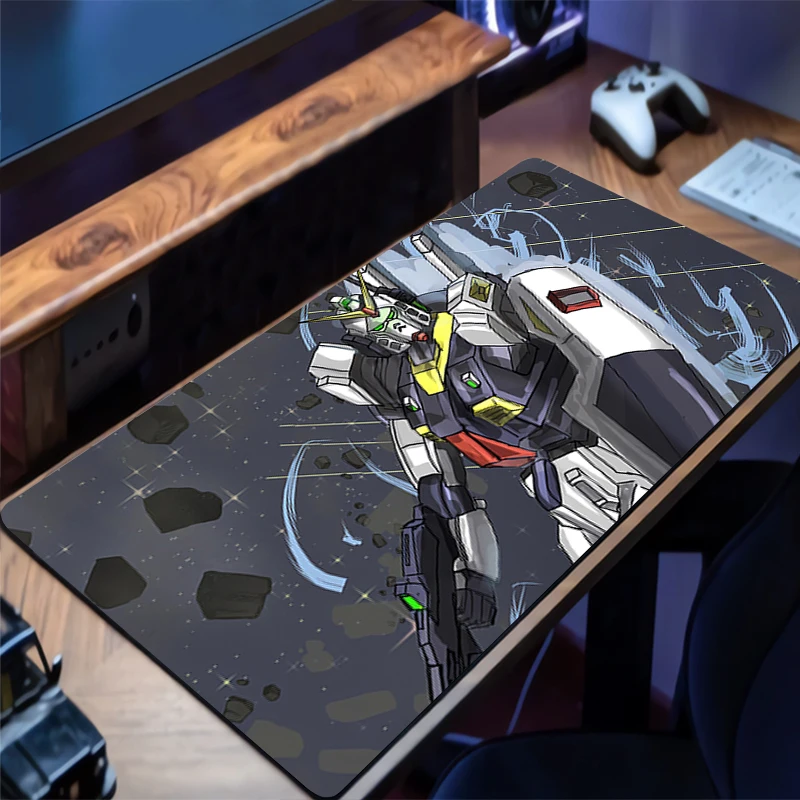 Коврик для мыши Mechanical Warrior Gundam Mk II Резиновый настольный коврик Xxl Коврик для игровой мыши Коврик для клавиатуры Расширенный коврик Нескользящий настольный коврик для мыши