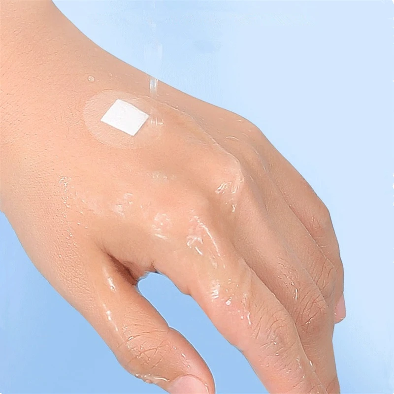 

100Pcs/Set First Aid Band Aid Waterproof Wound Dressing Patch Adhesive Bandages Round Plasters Skin Protector Tape