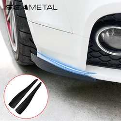 SEAMETAL Universal Car Front Rear Bumper Strip Lip Anti Scratch Protector Carbon Fiber Car Side Skirt Spoiler Diffuser Splitter