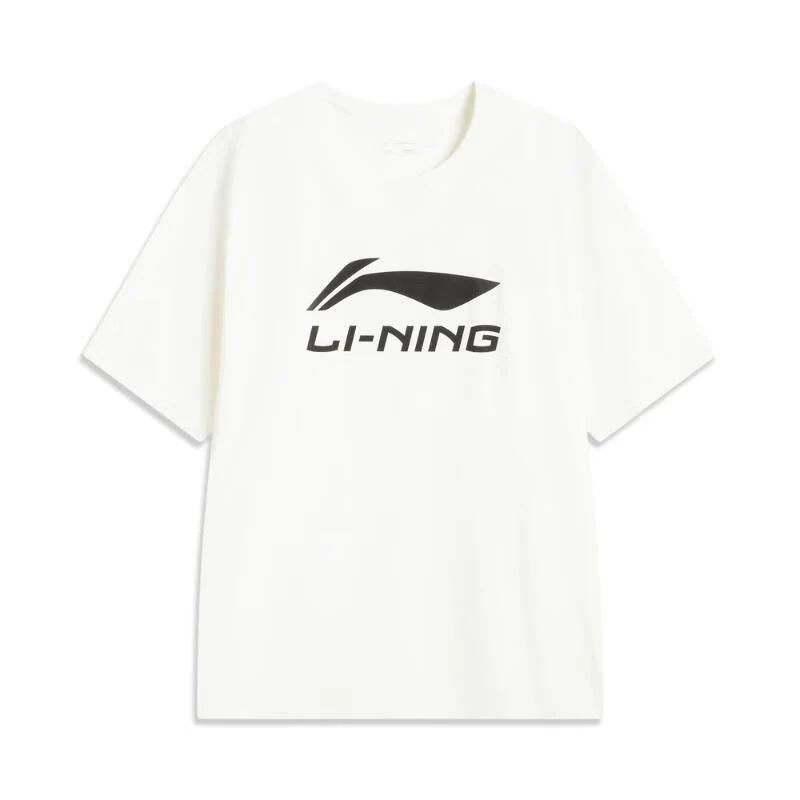 Li-Ning Men Sports Style T-shirt 75%Cotton 25%Polyester Comfortable Classic Fit LiNing Leisure Tee Tops AHSV071 image 4