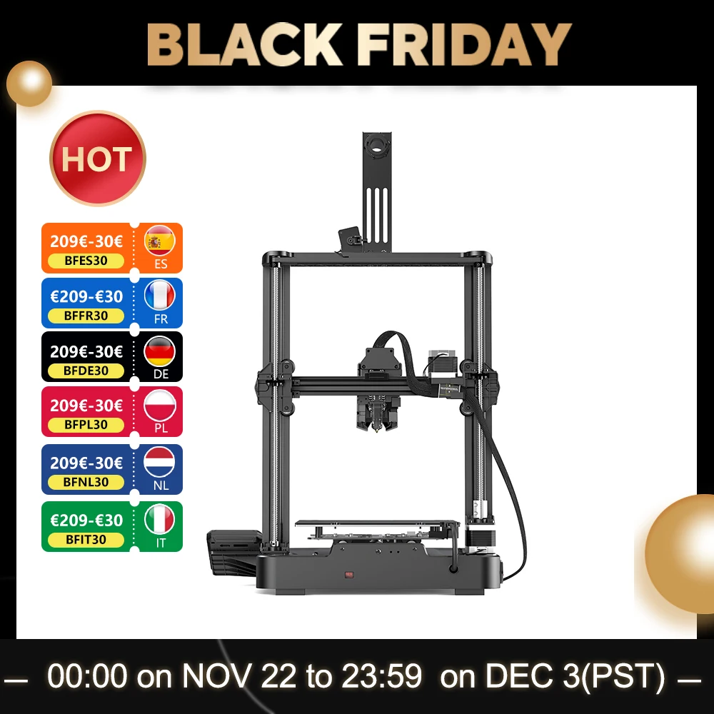 Creality Ender-3 V3 KE 3D Printer High Speed Printing High Temperature Hotend Auto Leveling FDM 3D Prining Machine
