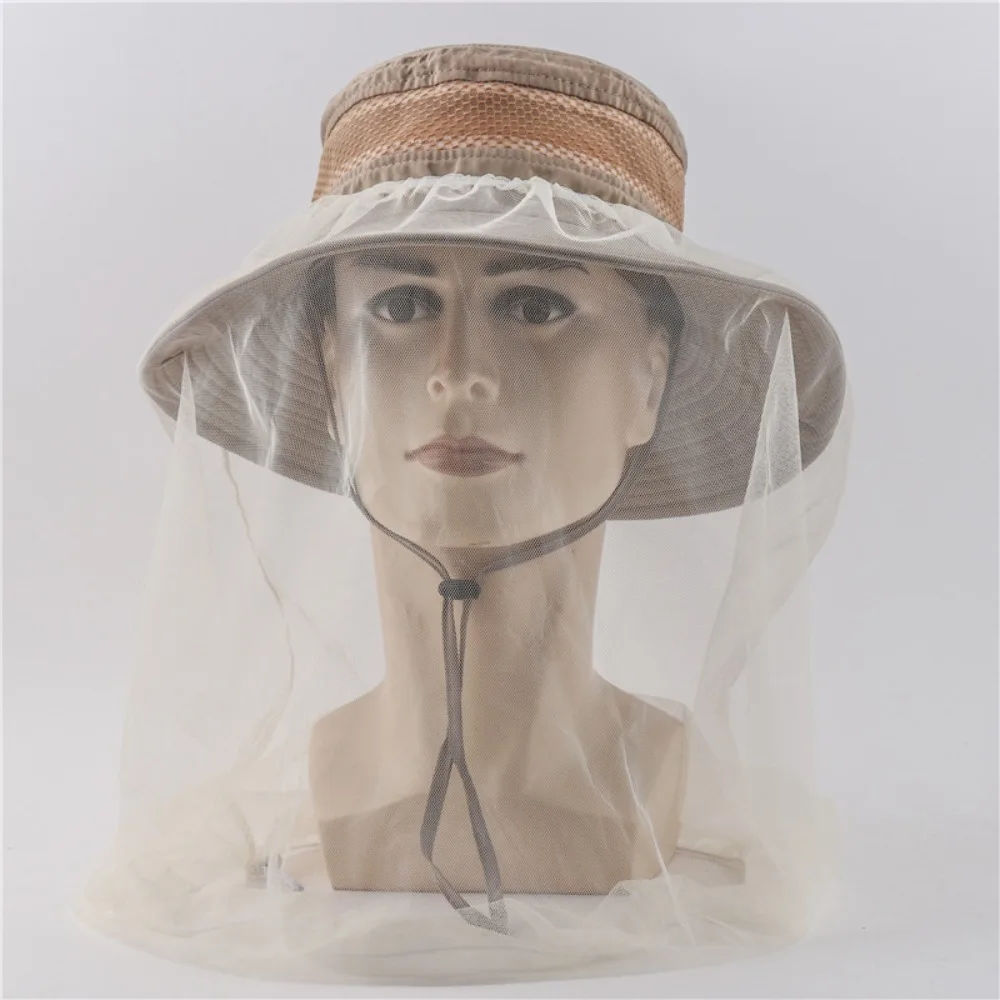 

Новая многофункциональная шляпа с москитной сеткой, портативная уличная шляпа с защитой от пчел, дышащая шляпа для рыбалки, сетчатая шляпа с волями и насекомыми