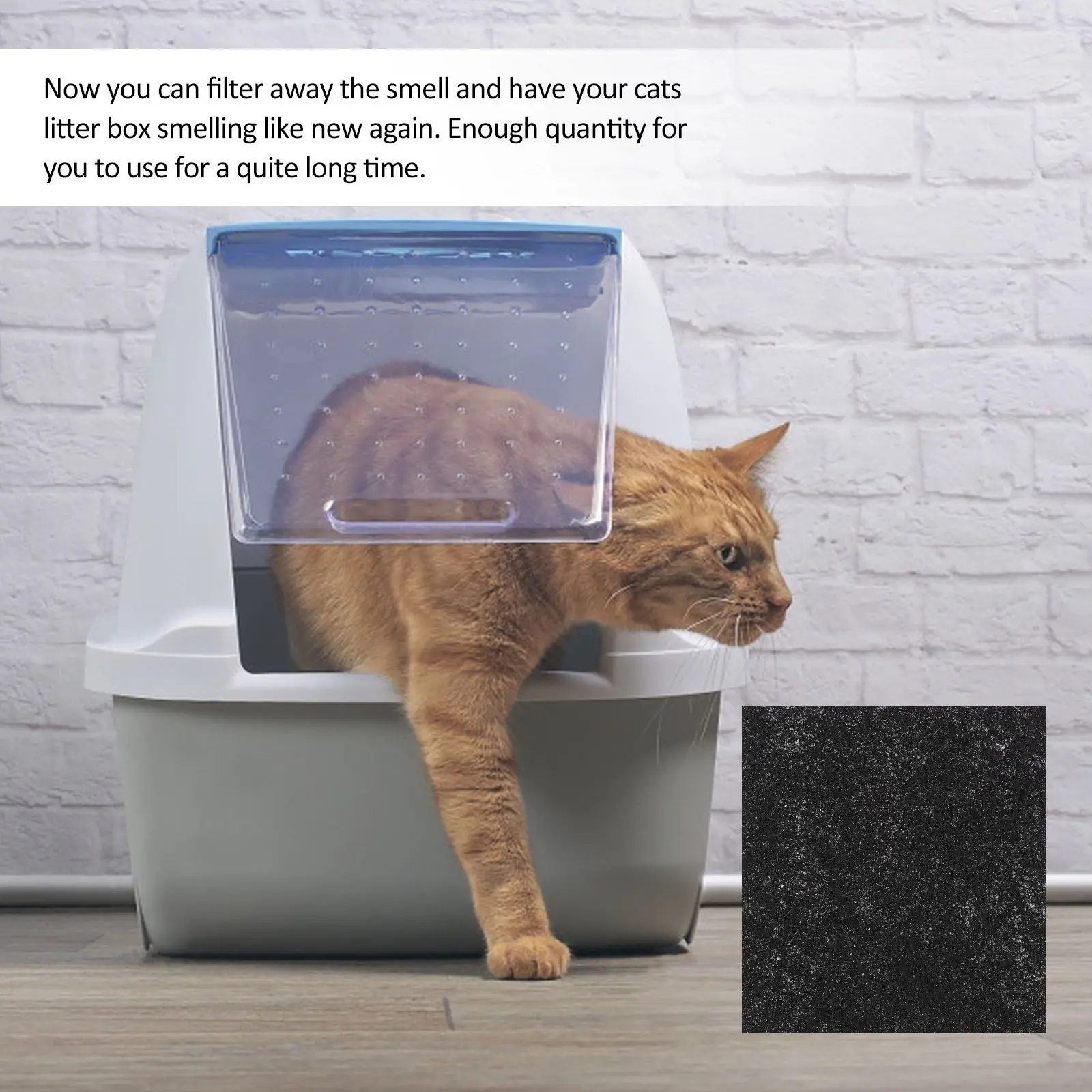 

24 шт. салфеток из активированного угля для кошачьего туалета, фильтр-поглотитель запахов, угольный дезодоратор, товары для животных, сильная адсорбция, безопасный