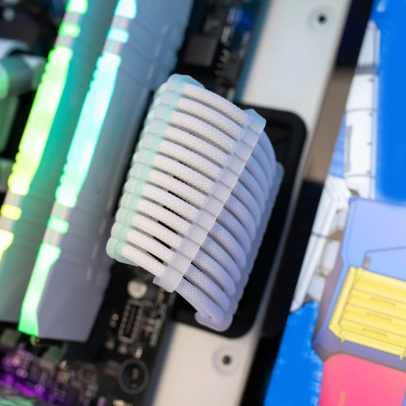 8Pin/24Pin コンピュータ ワイヤー管理クリップを配線する 3.0-3.6mm PC の電源ケーブル