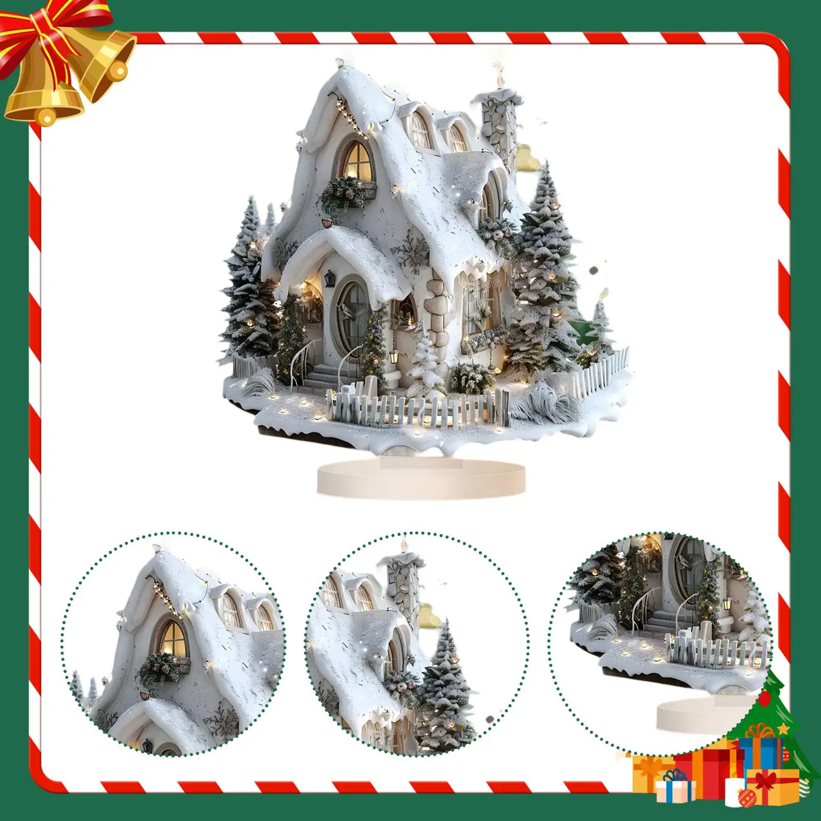 2-3pack Christmas Decorations Gifts Desktop Decoration for Table Living Room
