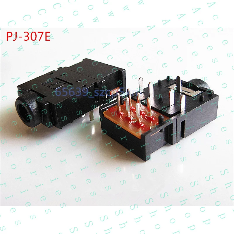 PP+ 10Pcs 3.5mm Female Audio Connector 11 Pin DIP Stereo Headphone Jack PJ-307E