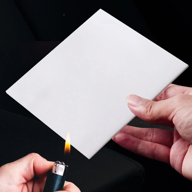 2~50pcs Thickness:1~20mm Length:100~400mm Width:100~300mm White Sheets PP Plates Plastic Board Waterproof Wear Resistant