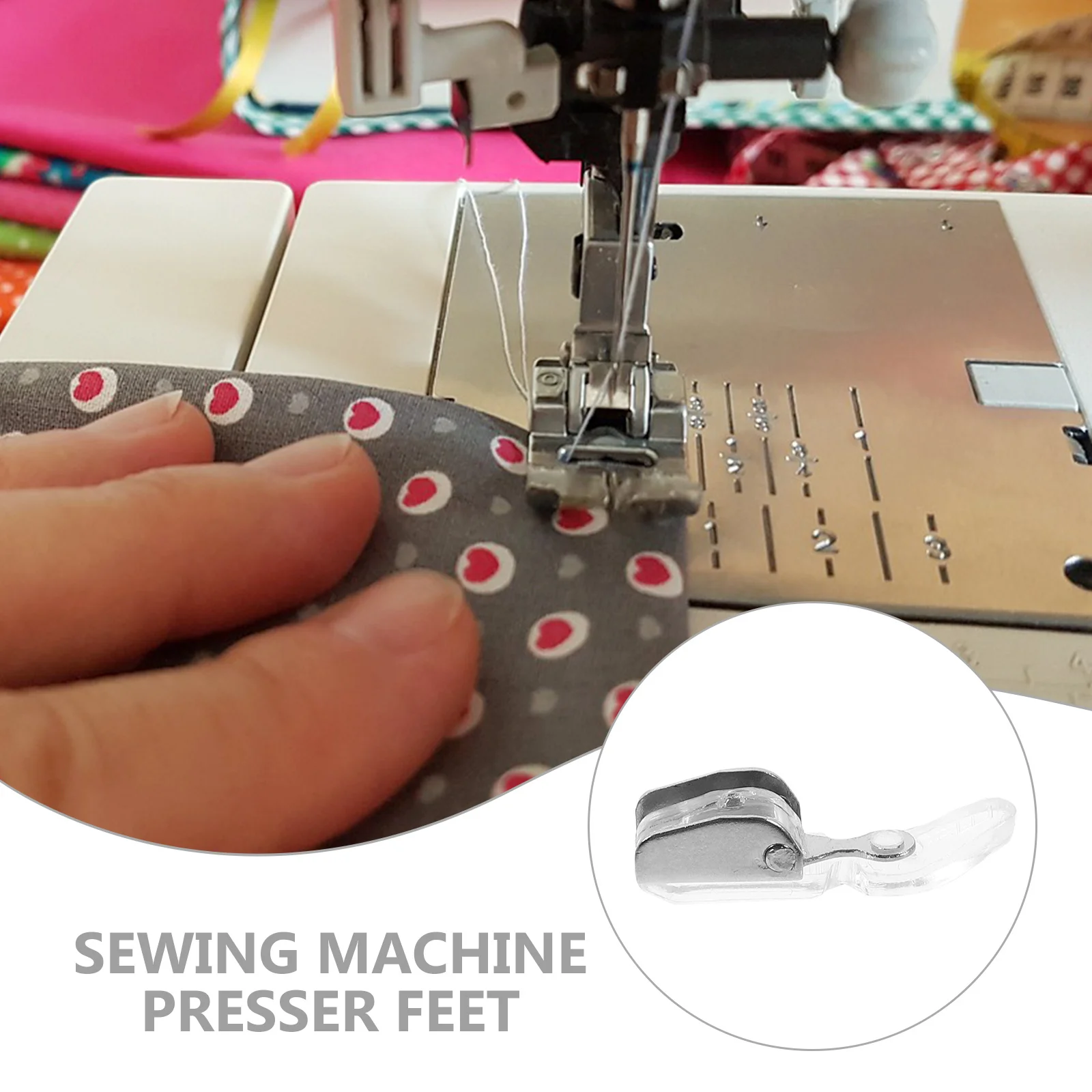 

4pcs Zipper Foot For Sewing Machine Stainless Steel Plastic Replaceable Presser Feet Household Sewing Feet Multi-Function