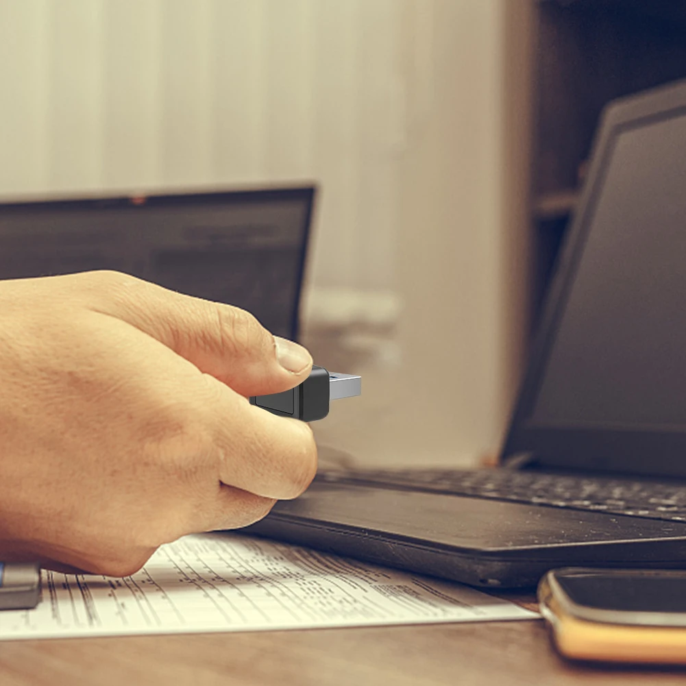Мини-считыватель отпечатков пальцев USB для Windows 7 8 10 11 Hello, биометрический сканер, навесной замок для ПК или ноутбука, модуль разблокировки отпечатков пальцев