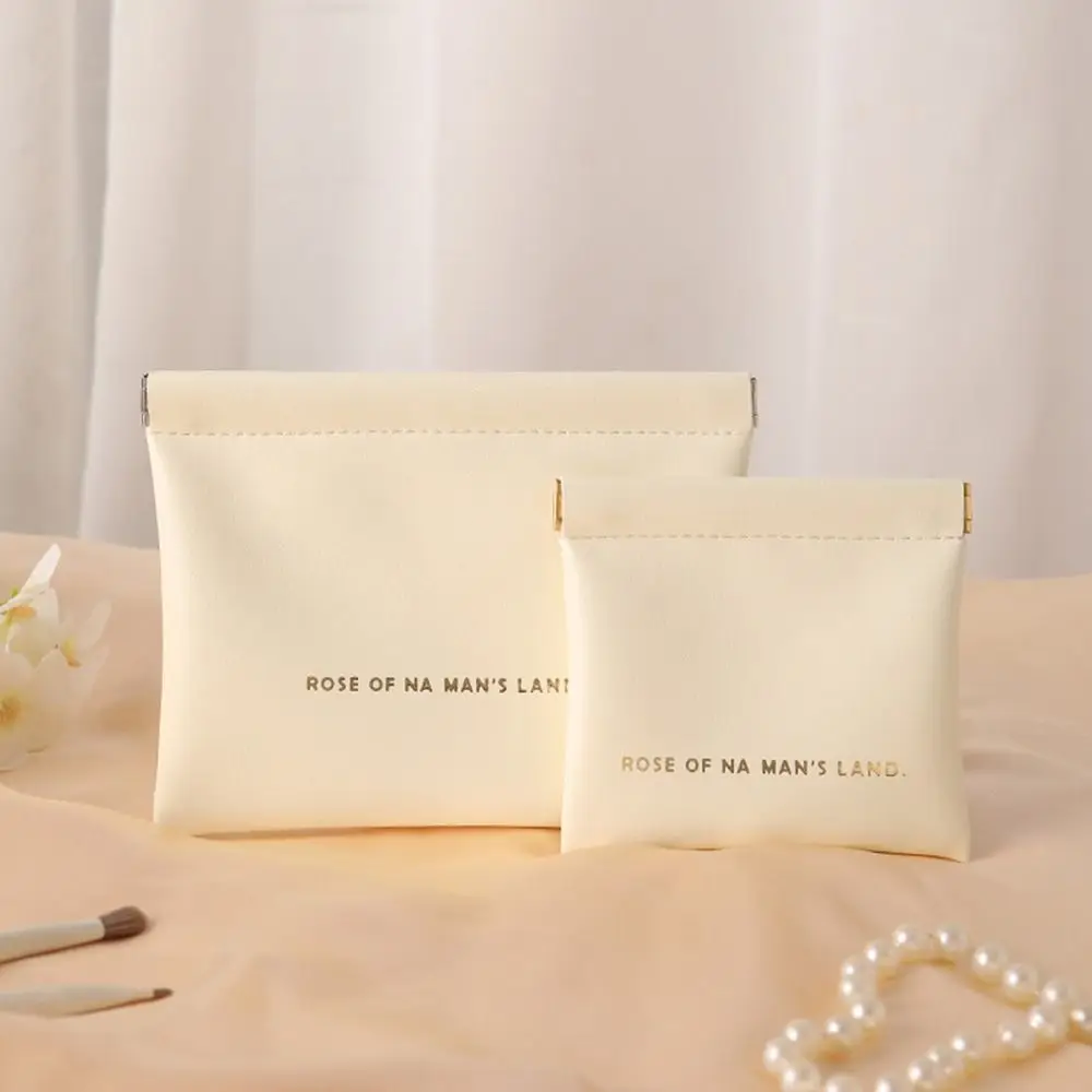 Fashion With Inner Bag Lipstick Makeup Bag Simple Mini Jewelry Handbag Portable Travel Storage Bag for Women Girls