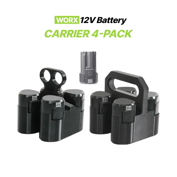 For Worx 12V Battery Finger Caddy Storage Organizer for Power Tools