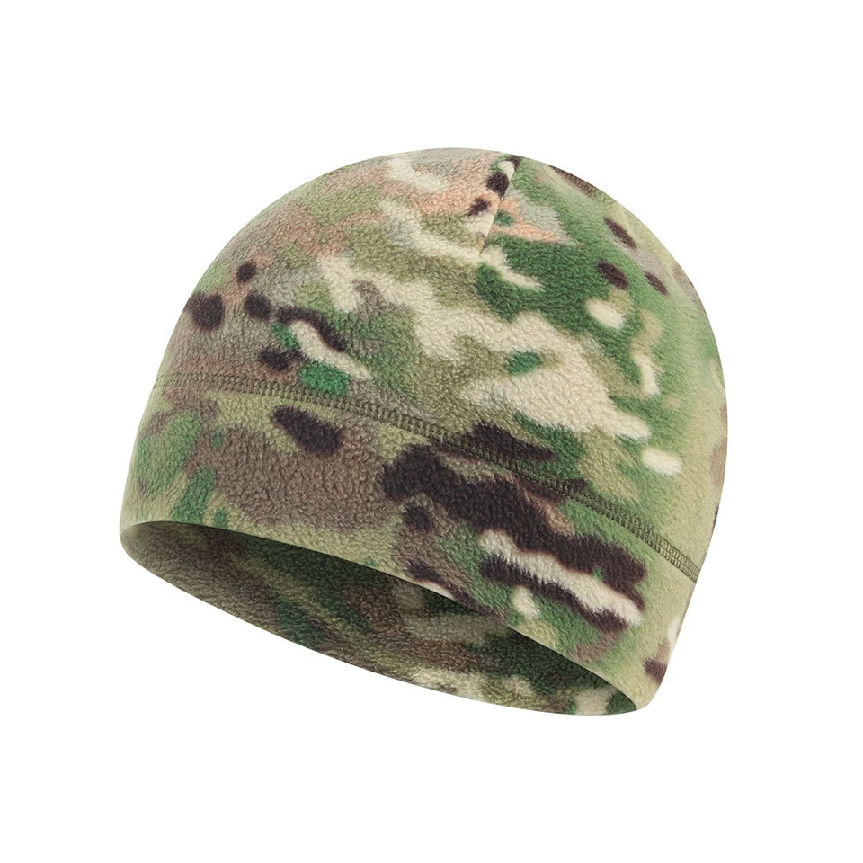 Winter Fleece Beanie Cycling Men Women Elastic Hiking Soft Thermal Commuting Ski Helmet Liner Hat Windproof Camping Cap Outdoor, image 7