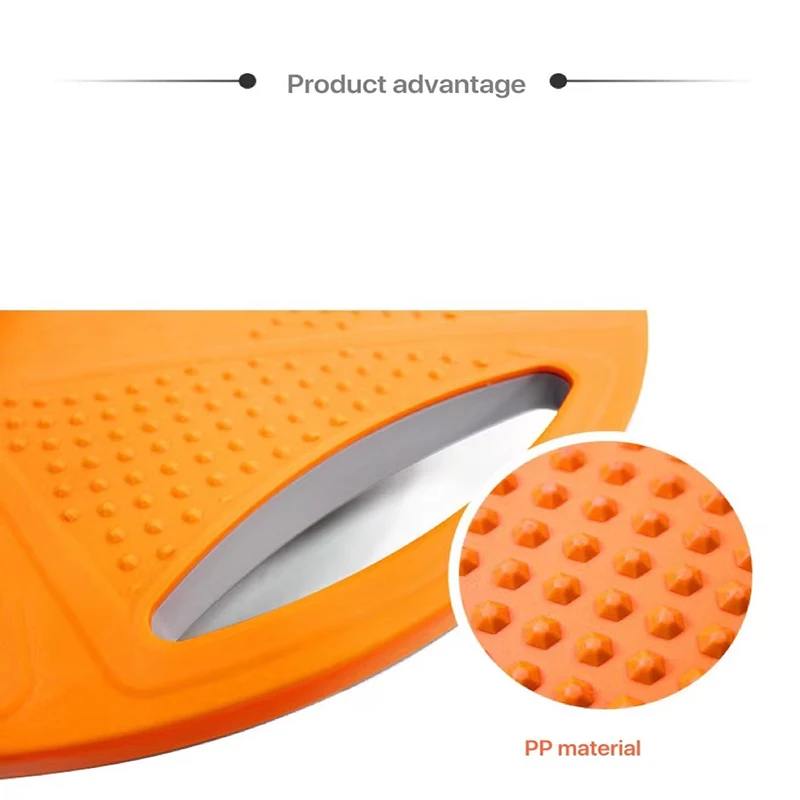 Portable PP Skid-Proof 360°Circular Wobble Balance Board Yoga Cardio Pedals Home Gym Fitness Core Stability Waist Twist Trainer