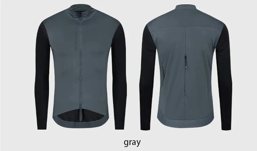 YKYWBIKE Herren Fahrradjacke Langarm Fahrradbekleidung Windjacke MTB Rennrad Jersey Winddichtes wasserdichtes Fahrradshirt – Detail 4