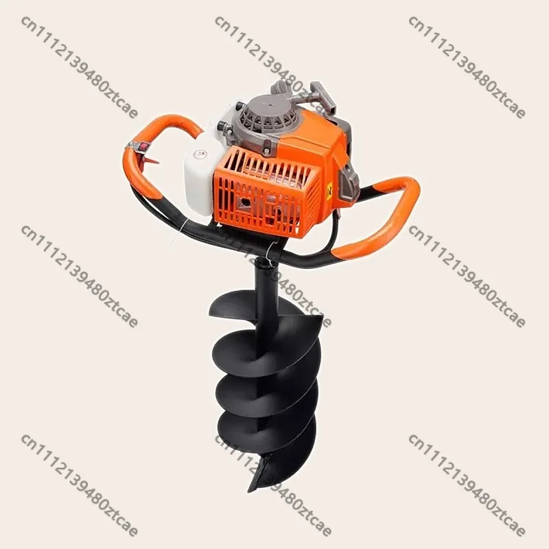 

Useful 2 Stroke 98CC Petrol Post Hole Digger 5.2kw Soil Drill for Fence Ground Installing