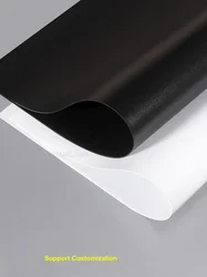 Frosted White / Black PP Plastic Sheet 100x200 210x297 200x300 300x400mm Thickness 0.3/0.4/0.5/0.6/0.8/1/1.5/2mm