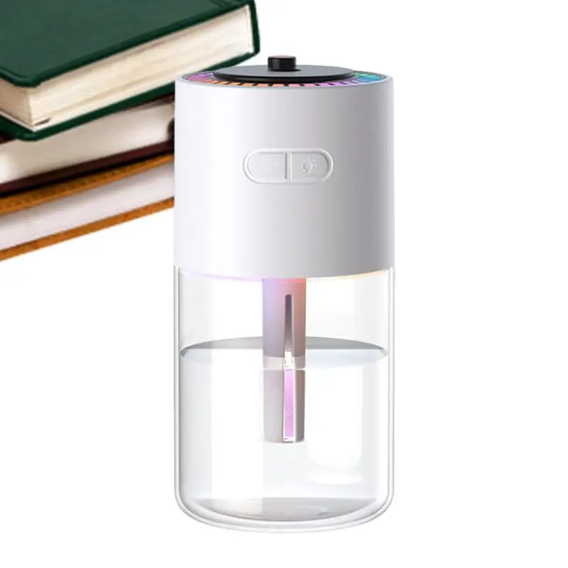 Desktop Humidifier Desk Air Humidifier Personal Facial Mister Rechargeable Cool Mist Sprayer Small Humidifier Color Changing