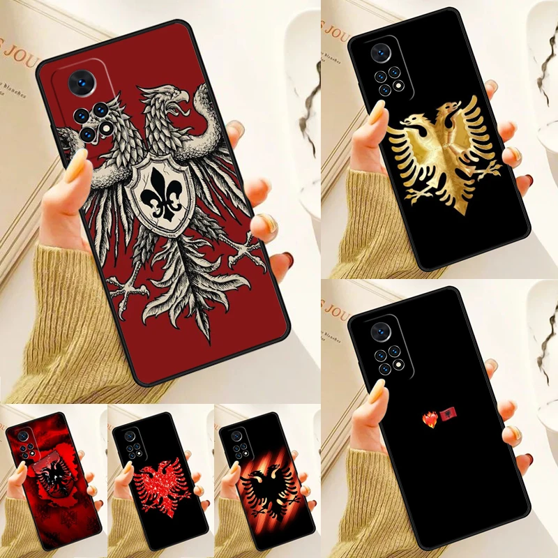 Albania Albanians Flag Case For Samsung Galaxy S24 Plus S23 S20 S21FE Lite S22 Ultra Note 20 S8 S9 S10 Phone Coque