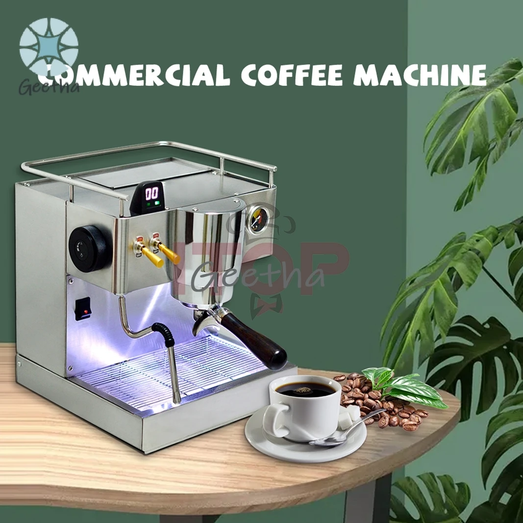 Professional Household Coffee Making Machine Commercial  Semi-auto Espresso Coffee Maker  for Cafe