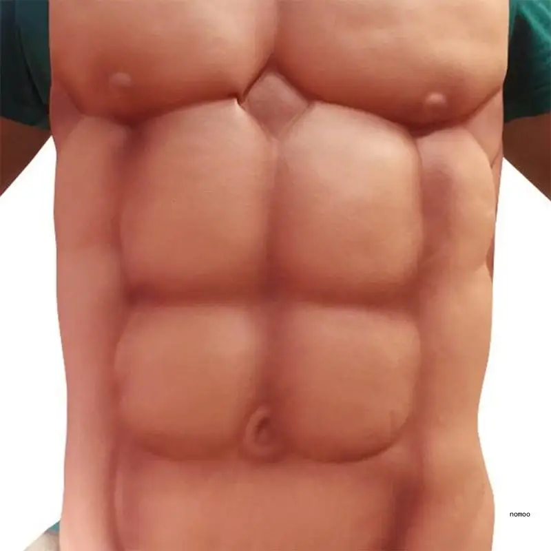 Men Fake Muscle Belly Costume Prop Cosplays Makeup Halloween Party Props Costume