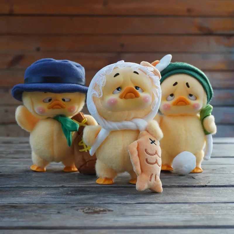 1/6 Upset Duck Work Upsets Me Blind Box Hard Working Duck Mystery Box Surprise Gift Cute Troublesome Duck Action Figure Toy Doll