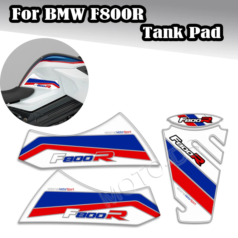 

For F800R F800 F 800 R Protection Gas Fuel Oil Kit Knee Windscreen Tank Pad Stickers Decals Motorcycle Decorative