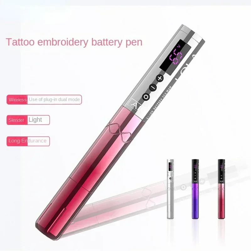 Tattoo Material Lola Air Eyebrow Tattoo Battery Pen Permanent Lip Coloring Eyeliner Beauty Tattoo Wireless Pen All-in-On Machine