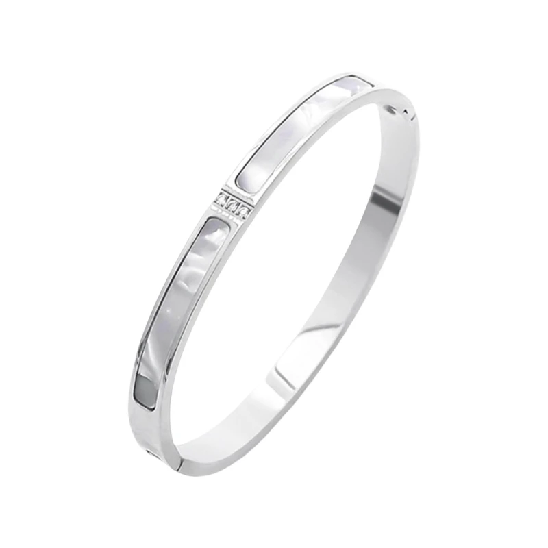 

652F Trendy Three Diamonds Bracelet Comfortable Wear Sturdy Alloy Jewelry Decoration for Women's Daily Stylish Outfit