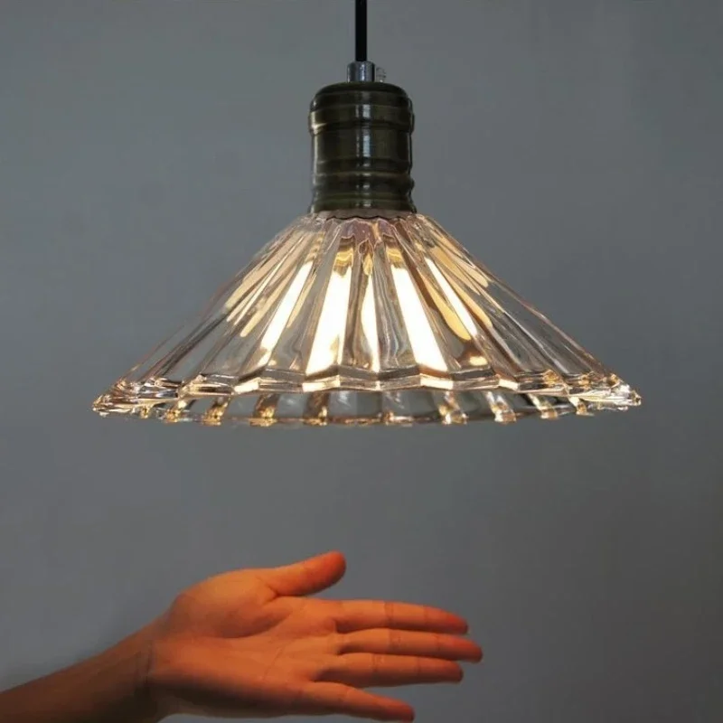 

Nice Glass Pendant Lights Retro Countryside Chandelier Nordic Personalized Lighting Fixture