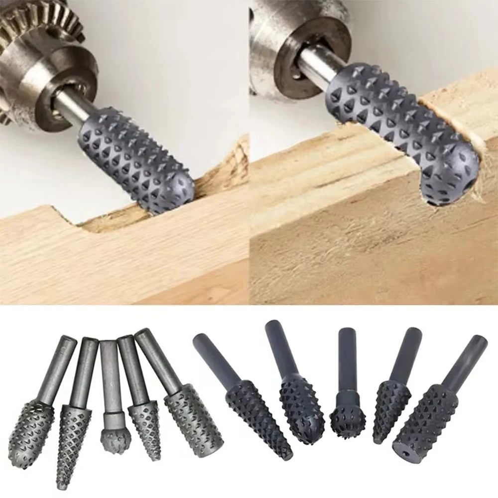1/4'' 5PCS Drill Bit Set – Cutting Tools for Wood Cutting, Woodworking, Knife Wood Carving, and Carpentry LK-AA220