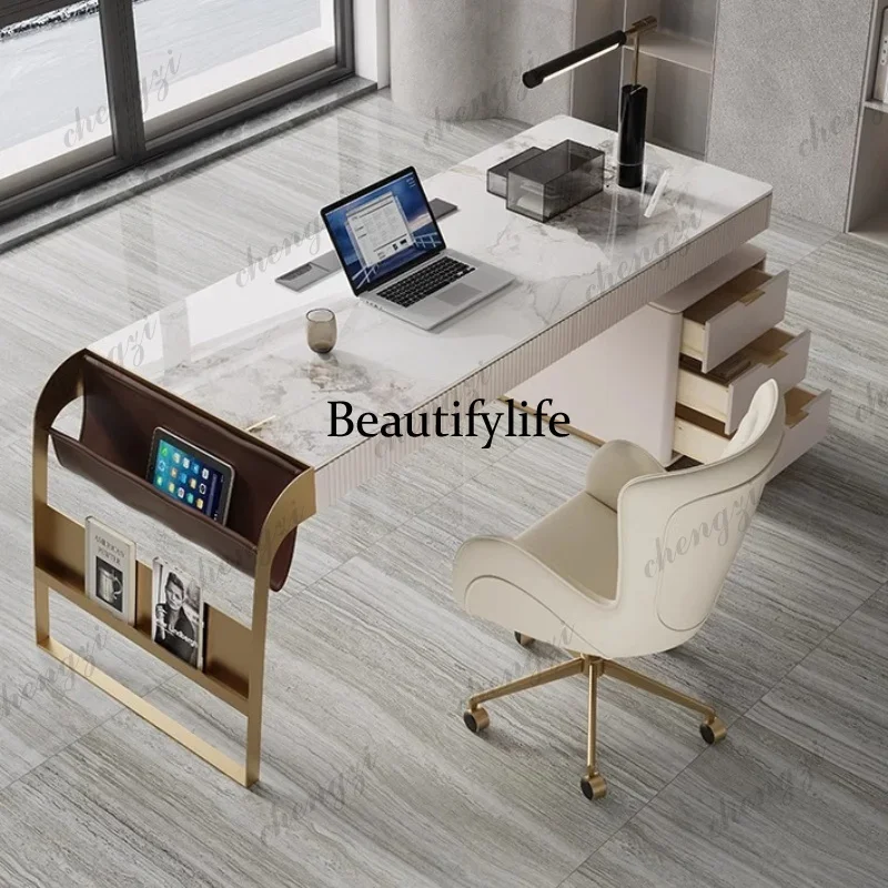 P182 P182 Multifunctional Boss Office Desks President Italian Simple Living Room Office Desks Computer Wooden Furniture Bureau