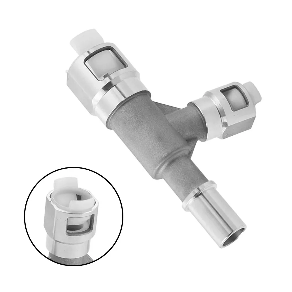 Metal Heater Hose Connector Silver Metal Hose Connector Direct OE Fit Leak Resistant Design High Temperature Coolant Use