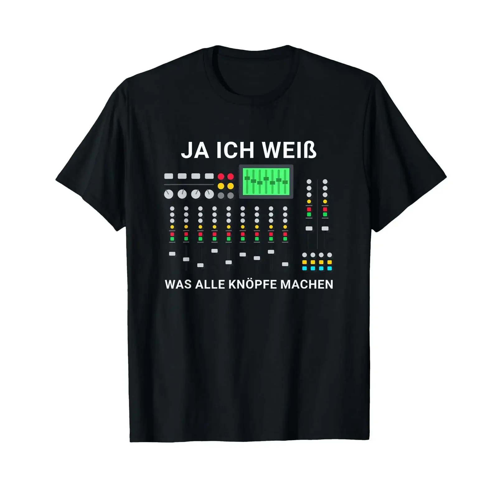 T-shirt blanc vintage délavé pour homme, avec motif 'Was All Buttons Make Sound Engineer', style décontracté et élégant, vêtement de créateur doux