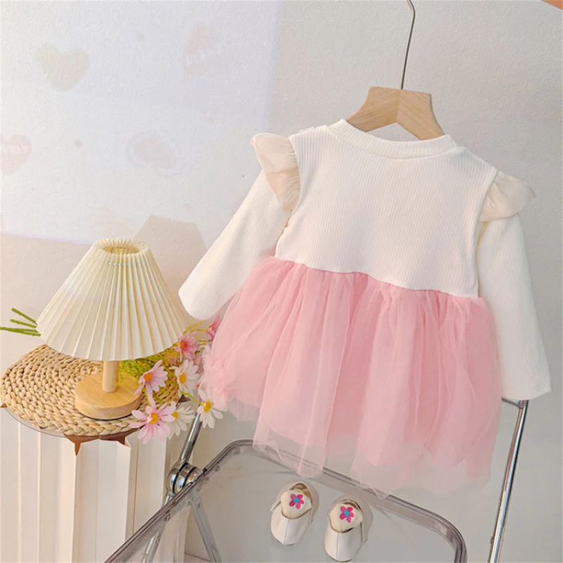 New Stylish Children's Princess Dress Spring Girls' Dress Children's Clothing Super Fairy Girl Dress Spring Autumn Fashion