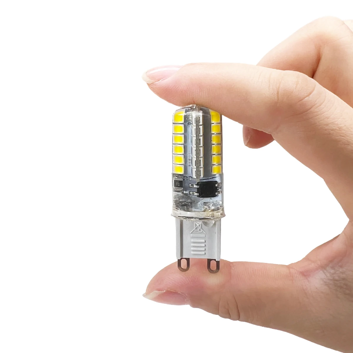 Pop G​9 LED Light Bulb 6W 7W 8W 9W 10W 12W Mini LED Silicone Lamp 3000-6000K LED Corn Bulbs 220V Chandelier For Home Decoration