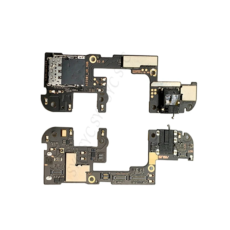 Sim Card Reader Holder Tray Slot For Asus ROG Phone 6 AI2201 Sim Card Reader Board Flex Cable Repair Parts