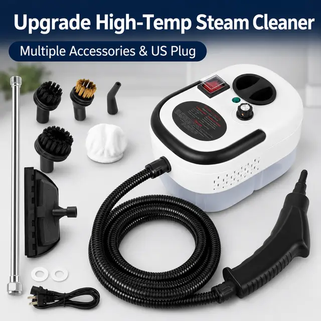 2500W High Temperature Steam Cleaner 110V Portable Handheld Steam