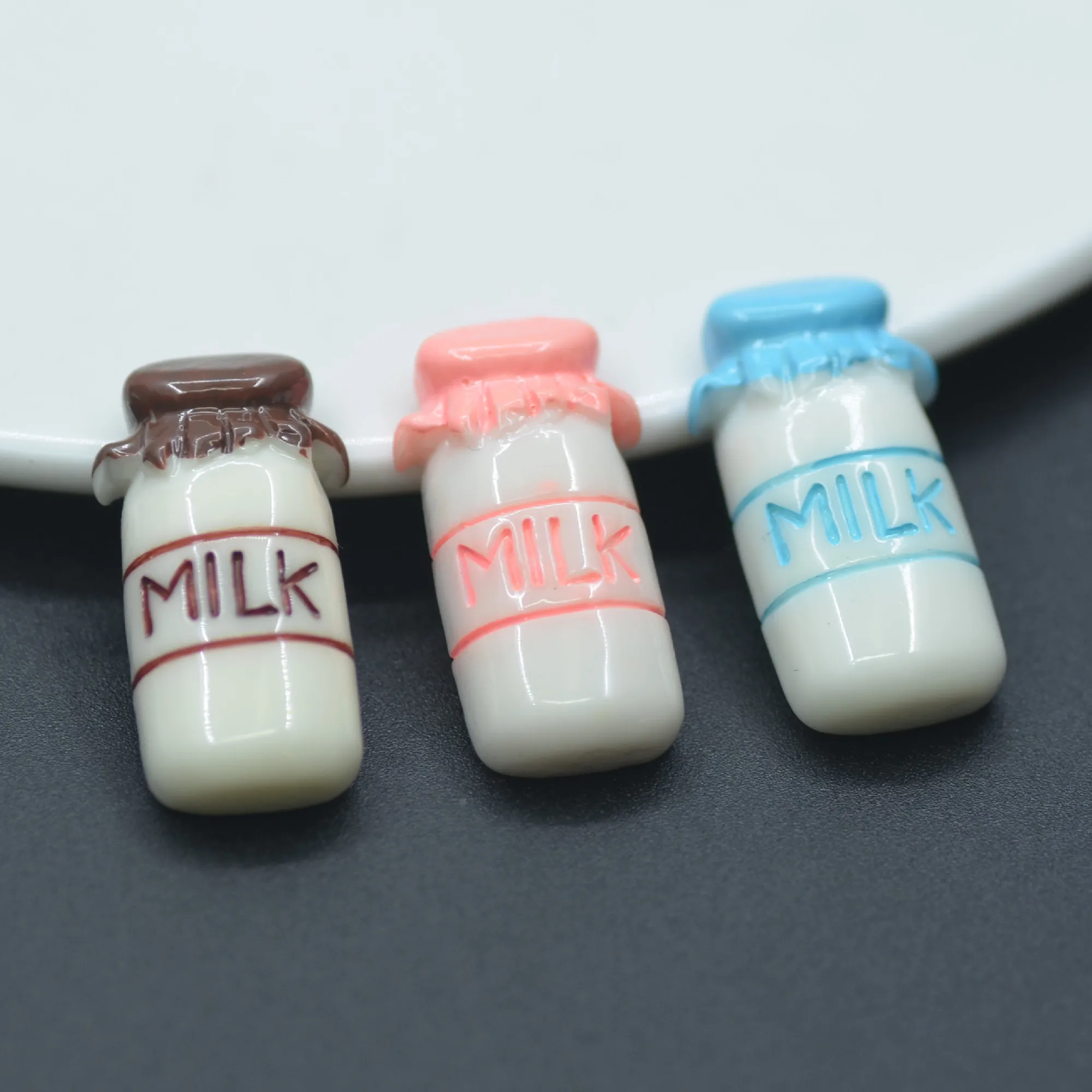 Resin Flatback Milk Bottle  DIY Crafts Supplies Baby Shower Crafts Decorations Scrapbook Emebellishment Materials