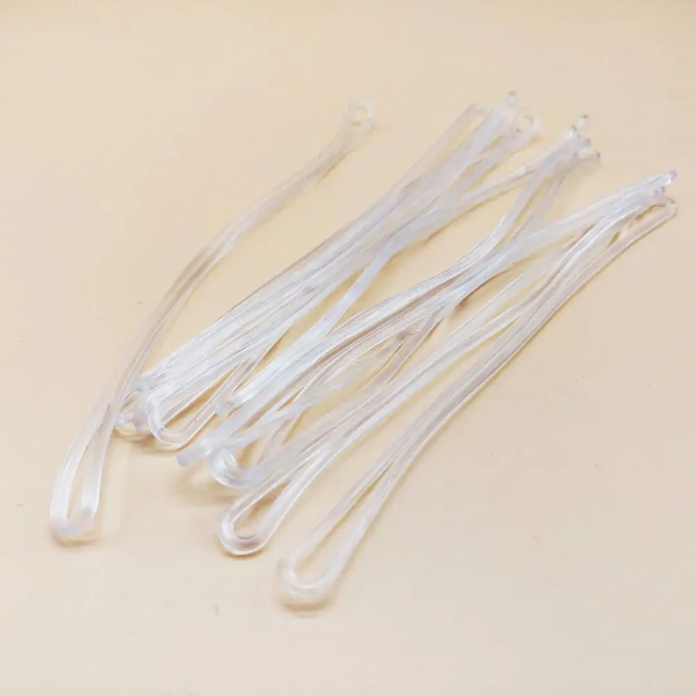 50Pcs Travel Tags Reusable PVC Badge Holder Strap Practical Luggage Tag Loop for Suitcase ID Label Holder Travel Accessories