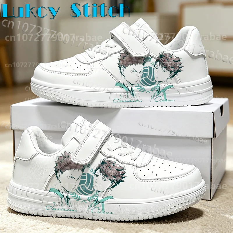 Haikyuu Oikawa Tooru Parent Child Shoes Woman Boys High Quality Soft Sole Solid Color Sole Basketball Shoes Sneaker Gift for Him