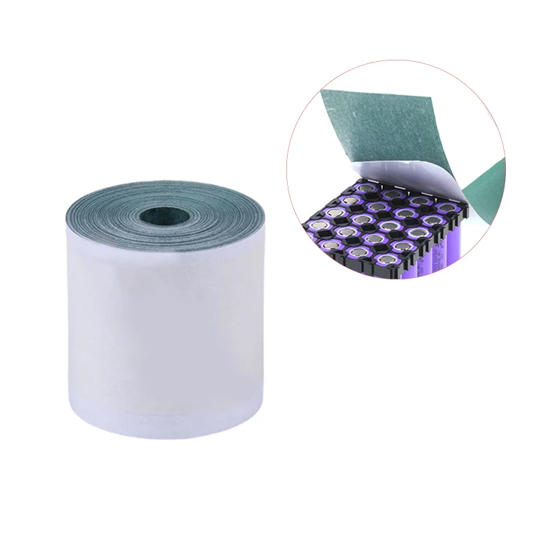 10 Meters 18650 Li-ion Battery Insulation Gasket Paper 0.2mm Cell Insulating Glue Patch Electrode Insulated Pads